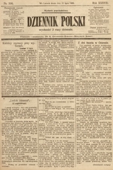 Dziennik Polski (wydanie popołudniowe). 1905, nr 316