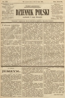 Dziennik Polski (wydanie popołudniowe). 1905, nr 334