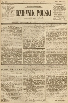 Dziennik Polski (wydanie popołudniowe). 1905, nr 381