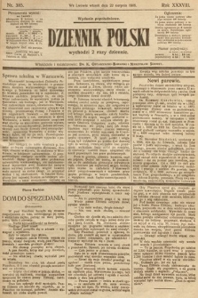 Dziennik Polski (wydanie popołudniowe). 1905, nr 385