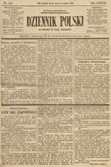 Dziennik Polski (wydanie popołudniowe). 1905, nr 411