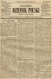 Dziennik Polski (wydanie popołudniowe). 1905, nr 442