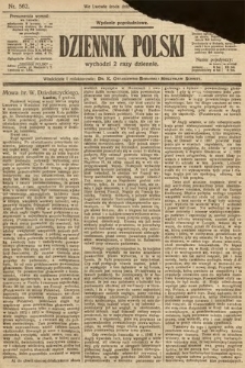 Dziennik Polski (wydanie popołudniowe). 1905, nr 562