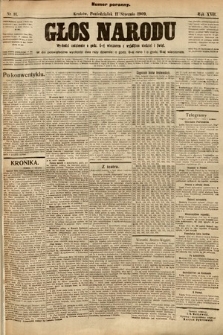 Głos Narodu (numer poranny). 1909, nr 11