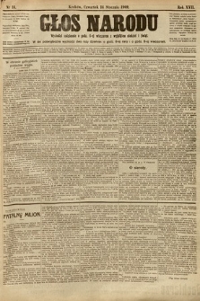 Głos Narodu. 1909, nr 14