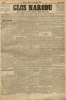 Głos Narodu. 1909, nr 15