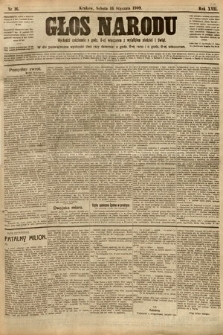 Głos Narodu. 1909, nr 16
