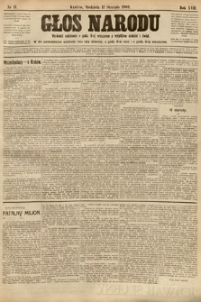 Głos Narodu. 1909, nr 17