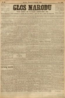 Głos Narodu. 1909, nr 19