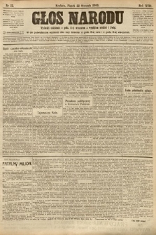 Głos Narodu. 1909, nr 22