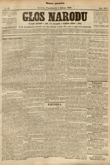 Głos Narodu (numer poranny). 1909, nr 32