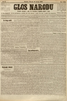 Głos Narodu. 1909, nr 47