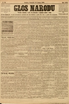 Głos Narodu. 1909, nr 56
