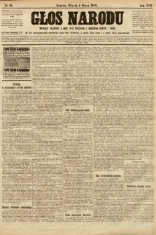 Głos Narodu. 1909, nr 61