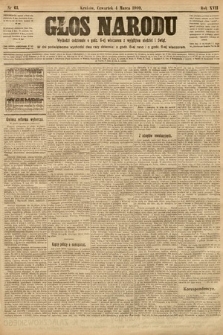 Głos Narodu. 1909, nr 63
