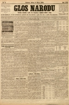 Głos Narodu. 1909, nr 72