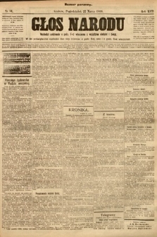 Głos Narodu (numer poranny). 1909, nr 81