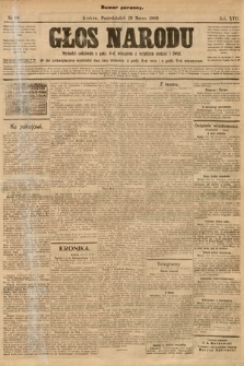 Głos Narodu (numer poranny). 1909, nr 88