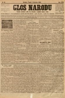 Głos Narodu. 1909, nr 92