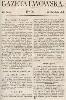 Gazeta Lwowska. 1818, nr 62