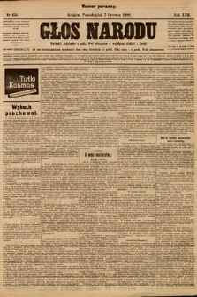 Głos Narodu (numer poranny). 1909, nr 154