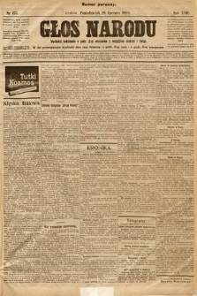 Głos Narodu (numer poranny). 1909, nr 175