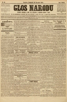 Głos Narodu. 1910, nr 14