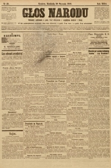 Głos Narodu. 1910, nr 28