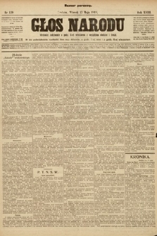 Głos Narodu (numer poranny). 1910, nr 129