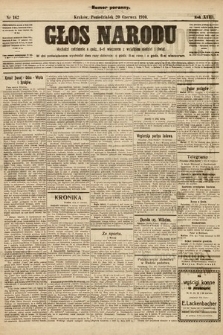 Głos Narodu (numer poranny). 1910, nr 162