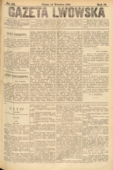 Gazeta Lwowska. 1888, nr 211
