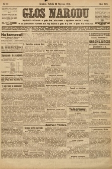 Głos Narodu. 1911, nr 11