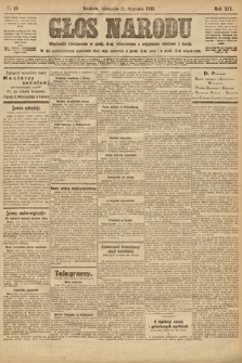 Głos Narodu. 1911, nr 18