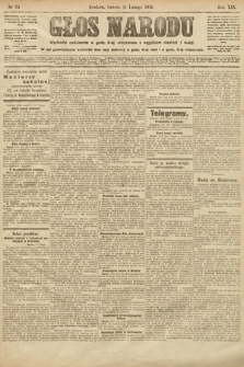 Głos Narodu. 1911, nr 34