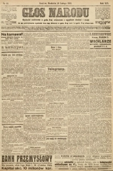 Głos Narodu. 1911, nr 41