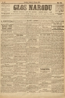 Głos Narodu. 1911, nr 67