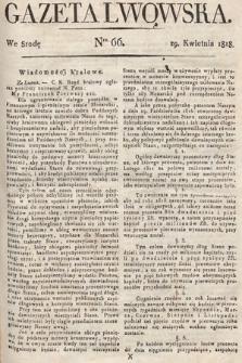 Gazeta Lwowska. 1818, nr 66