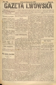 Gazeta Lwowska. 1888, nr 226