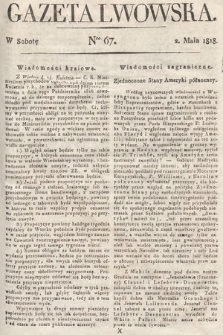 Gazeta Lwowska. 1818, nr 67