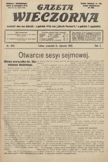 Gazeta Wieczorna. 1912, nr 472