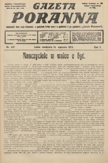 Gazeta Poranna. 1912, nr 477