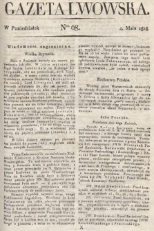 Gazeta Lwowska. 1818, nr 68