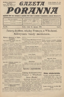 Gazeta Poranna. 1912, nr 493