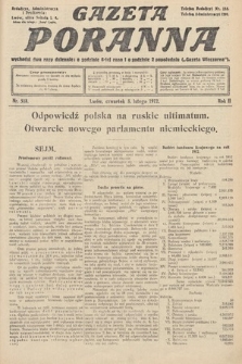 Gazeta Poranna. 1912, nr 518