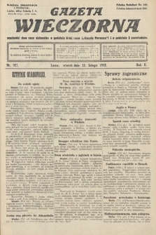 Gazeta Wieczorna. 1912, nr 527