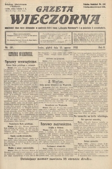 Gazeta Wieczorna. 1912, nr 581