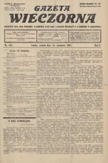 Gazeta Wieczorna. 1912, nr 632