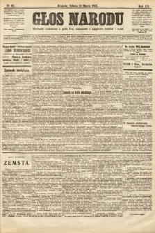 Głos Narodu. 1912, nr 62