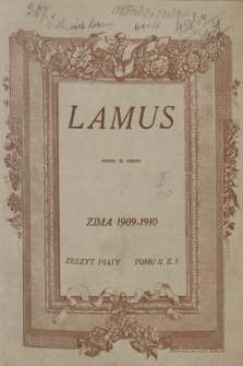 Lamus. 1909-1910, z. 5 (T.2, z.1)