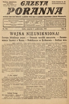Gazeta Poranna. 1912, nr 918